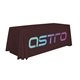 a burgundy-pms 504 6 lazerline 3- sided throw full - color front only
