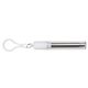 aerial view a white eco - collapsible straw 8 reusable stainless steel straw, image 1 of 11