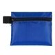 aerial view a blue del monte 13 piece golf kit components inserted into zipper pack, image 1 of 5