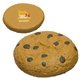 aerial view a brown chocolate chip cookie - stress reliever, image 1 of 2