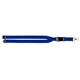 aerial view a royal blue buckle release 1 polyester lanyard with clasp, image 1 of 2