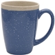 aerial view a ocean blue 16 oz adobe ceramic mug - deep etched, image 1 of 3