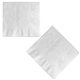 a white full color beverage napkin
