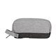 aerial view a gray bay extra large travel pouch, image 1 of 2