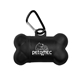 a black waste bag dispenser