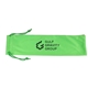 a green multipurpose drawstring pouch