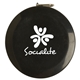 aerial view a black round tape measure, image 1 of 2