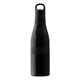 aerial view a black liquid fusion(r) icy bev kooler(r) 22 oz 3- in -1 double wall stainless steel bottle, image 1 of 4