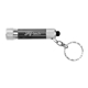 aerial view a gunmetal mini 3 led aluminum keychain keylight, image 1 of 2