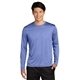 aerial view a true royal heather sport - tek(r) long sleeve heather contender(tm) tee - colors, image 1 of 6