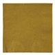 aerial view a gold (pms 117 u) deep - tone colored 2- ply beverage napkins, image 1 of 2