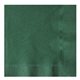 aerial view a hunter green deep - tone colored 2- ply beverage napkins, image 1 of 2