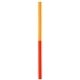 aerial view a orange to red reuse - it(tm) mood silicone straw in round case, image 1 of 2