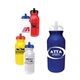 aerial view a group of 20 oz value cycle bottle with push n pull cap, image 1 of 3