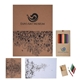 aerial view a natural adult coloring book with colored pencils, image 1 of 2
