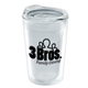 a clear 14 oz transparent tumbler