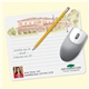 a custom mousepaper 24- sheet note pad mouse pad 7.25 x 8.5