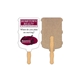 a white water cooler recycled hand fan - paper products