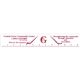 a white white plastic ruler