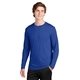 aerial view a true royal sport - tek(r) long sleeve posicharge(r) competitor(tm) cotton touch(tm) tee, image 1 of 5