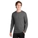 aerial view a dark smoke grey sport - tek(r) long sleeve posicharge(r) competitor(tm) cotton touch(tm) tee, image 1 of 5