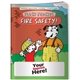 aerial view a as shown coloring book - flash teaches fire safety, image 1 of 3