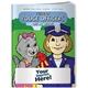 aerial view a as shown coloring book - friendly police officers are my heroes, image 1 of 3