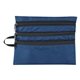 aerial view a royal blue tech accessory travel bag, image 1 of 2