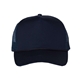 aerial view a navy valucap - five - panel trucker cap - colors, image 1 of 3