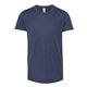 aerial view a solid navy triblend bella + canvas - youth triblend tee, image 1 of 4