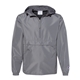 aerial view a graphite champion - hooded packable quarter - zip jacket, image 1 of 4