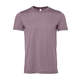 aerial view a heather purple bella + canvas - cvc jersey tee - colors, image 1 of 3