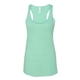 aerial view a mint triblend bella + canvas - womens triblend racerback tank - colors, image 1 of 3