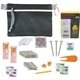 aerial view a black practical golf safety and wellness kit, image 1 of 2