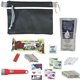 aerial view a black disaster prep emergency safety kit, image 1 of 2