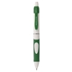 a green w/black ink ballpoint splash pen
