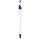 aerial view a blue w/blue ink dart click ballpoint pen - promotional pens, image 1 of 2