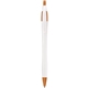 aerial view a orange w/black ink dart click ballpoint pen - promotional pens, image 1 of 4
