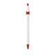 aerial view a red w/blue ink dart click ballpoint pen - promotional pens, image 1 of 2