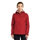 aerial view a rage red the north face(r) womens dryvent(tm) rain jacket, image 1 of 6
