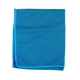 aerial view a blue microfiber reusable cooling towel, image 1 of 2