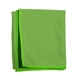 aerial view a green microfiber reusable cooling towel, image 1 of 2