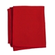 aerial view a red microfiber reusable cooling towel, image 1 of 2