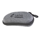 aerial view a heathered grey sunglass holder w / clip attachment, image 1 of 2