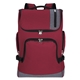 aerial view a burgundy edgewood computer backpack, image 1 of 2