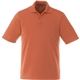 aerial view a saffron (270) mens dade short sleeve performance polo, image 1 of 3