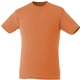 aerial view a orange heather (279) mens bodie crew neck short sleeve tee, image 1 of 4