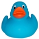 aerial view a blue mini leisure rubber duck for promotion, image 1 of 4