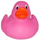 aerial view a pink mini leisure rubber duck for promotion, image 1 of 4