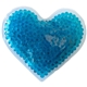 a baby blue heart gel beads hot / cold pack